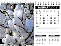 Picture of Desk Calendar D09 Black
