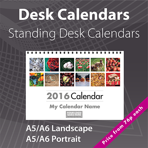Spiral Desk Photo Calendar Printing