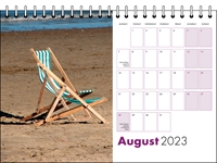 Picture of Desk Calendar D11 Purple