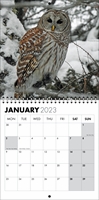 Picture of Square Spiral Booklet Calendar QF01 Black