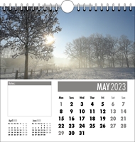 Picture of Spiral Calendar Q06 Grey