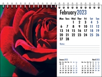 Picture of Desk Calendar D10 Blue
