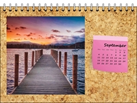 Picture of Desk Calendar D15 Pink