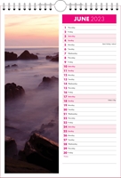 Picture of Spiral Calendar S20 Hot Pink