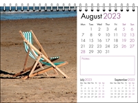 Picture of Desk Calendar D03 Purple
