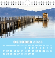 Picture of Spiral Calendar Q19 Sky Blue