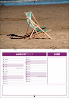 Picture of Booklet Calendar B05 Purple