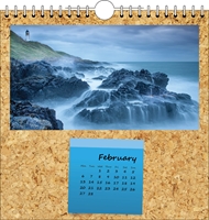 Picture of Spiral Calendar Q15 Blue