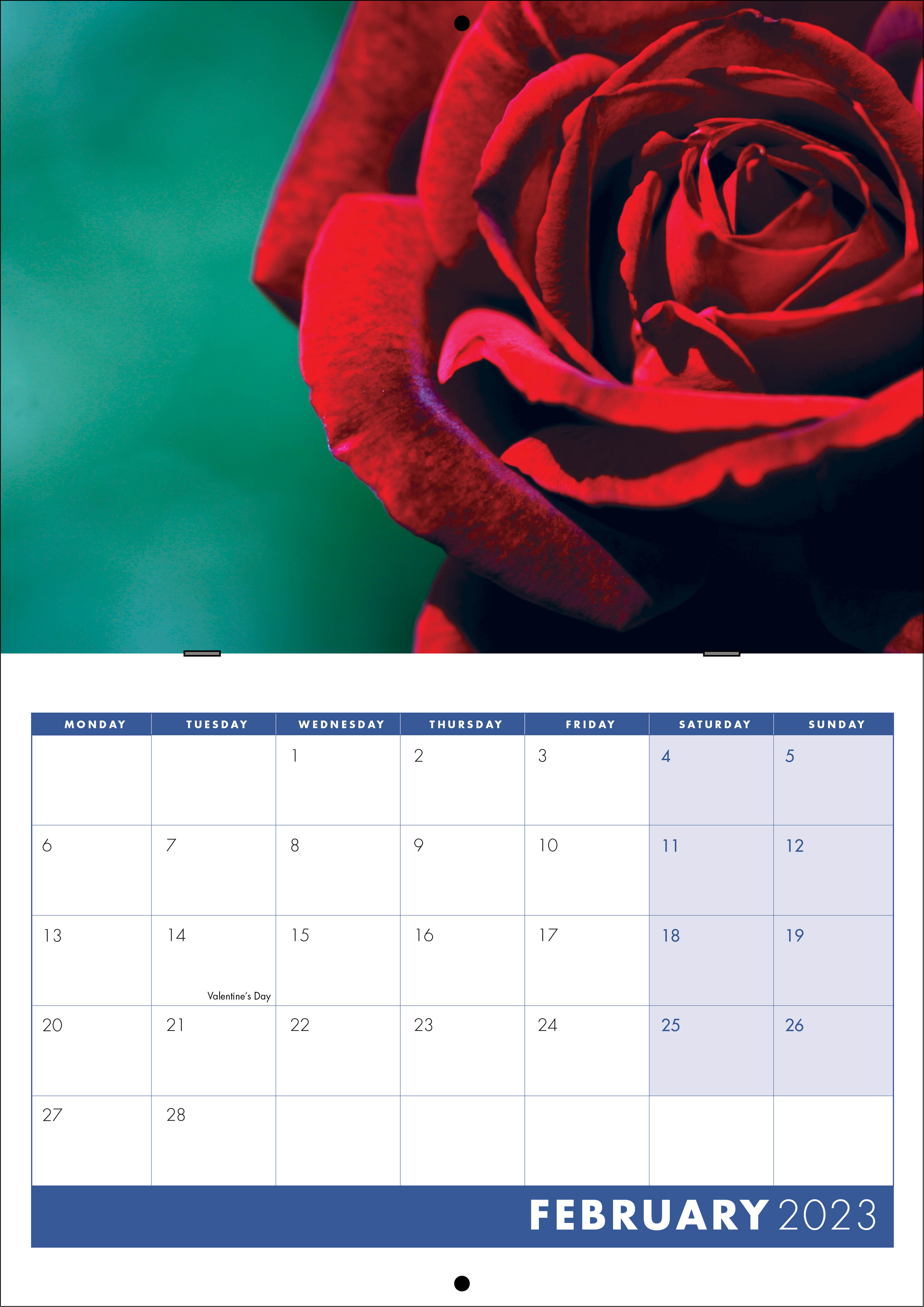 Picture of Booklet Calendar B03 Blue