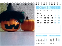 Picture of Desk Calendar D01 Sky Blue