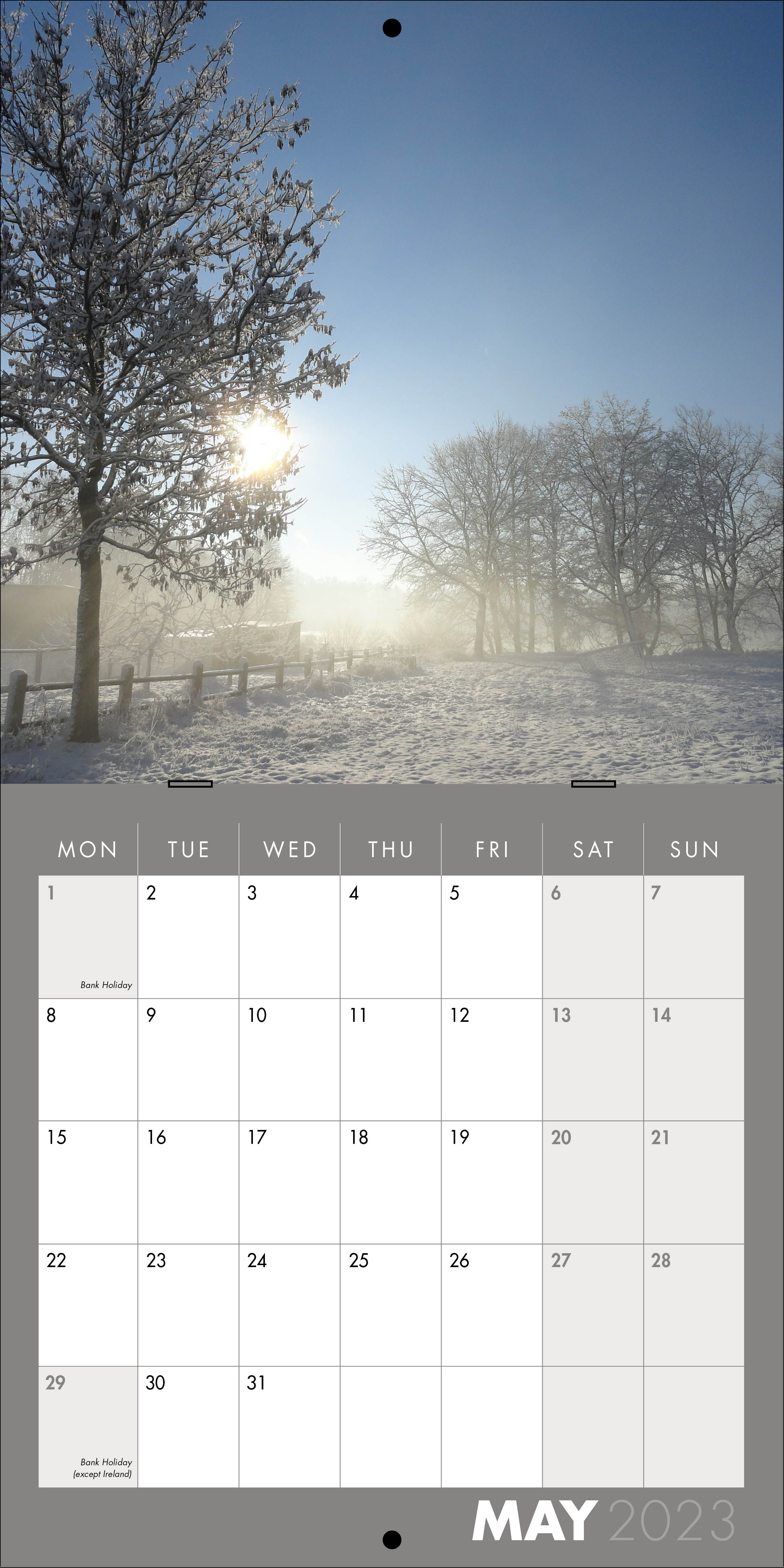 Picture of Square Booklet Calendar QB05 Grey
