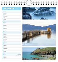 Picture of Spiral Calendar Q22 Sky Blue