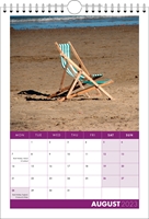 Picture of Spiral Calendar S14 Purple