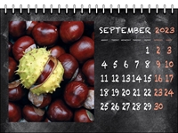Picture of Desk Calendar D16 Red