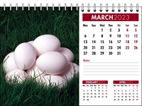 Picture of Desk Calendar D09 Burgundy