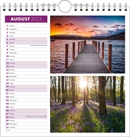 Picture of Spiral Calendar Q22 Purple