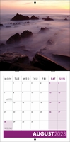 Picture of Square Booklet Calendar QB06 Purple