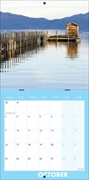 Picture of Square Booklet Calendar QB05 Sky Blue
