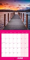 Picture of Square Booklet Calendar QB05 Hot Pink