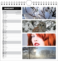 Picture of Spiral Calendar Q22 Black