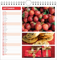 Picture of Spiral Calendar Q22 Red