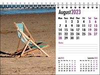 Picture of Desk Calendar D10 Purple