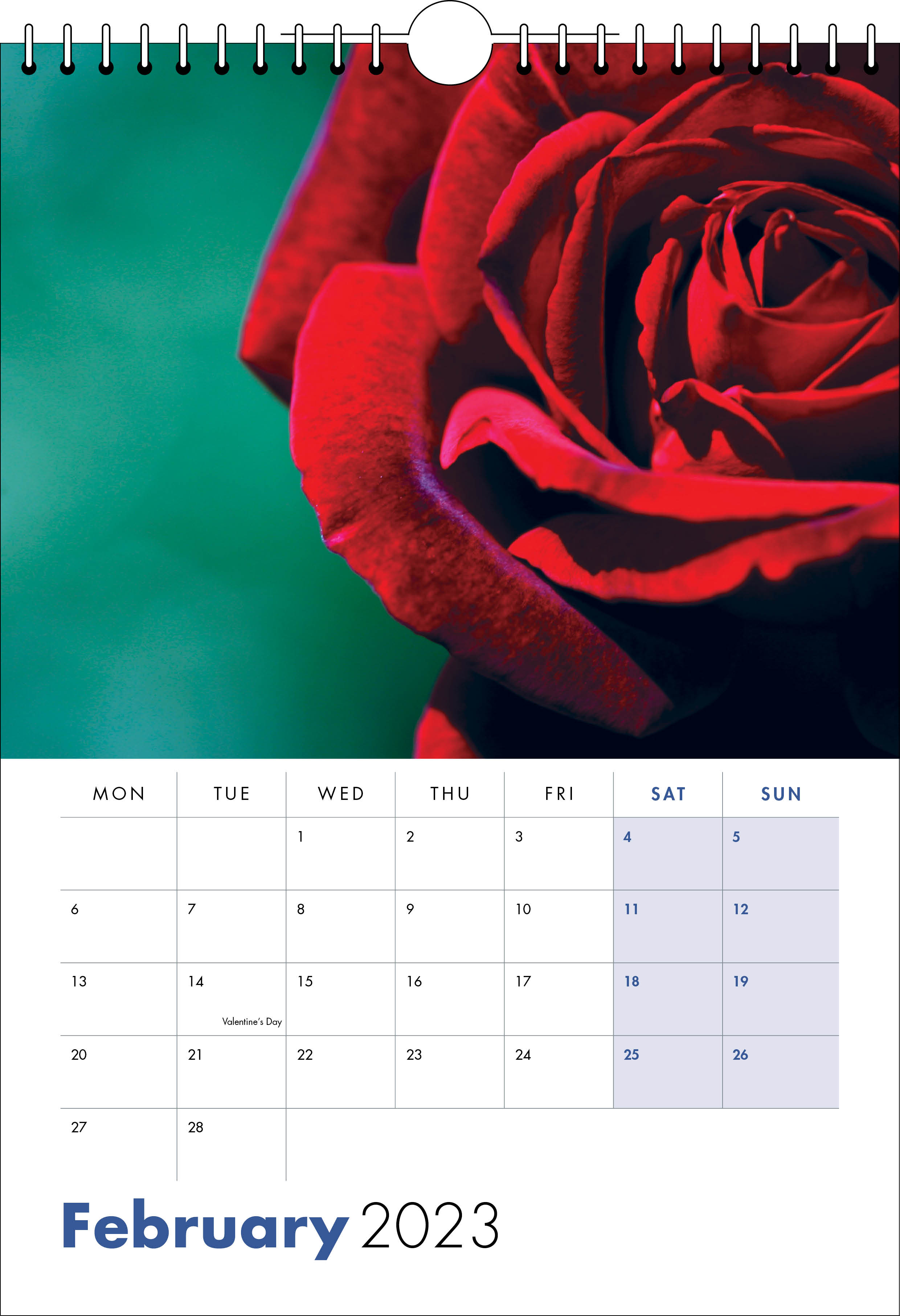 Picture of Spiral Calendar S23 Blue