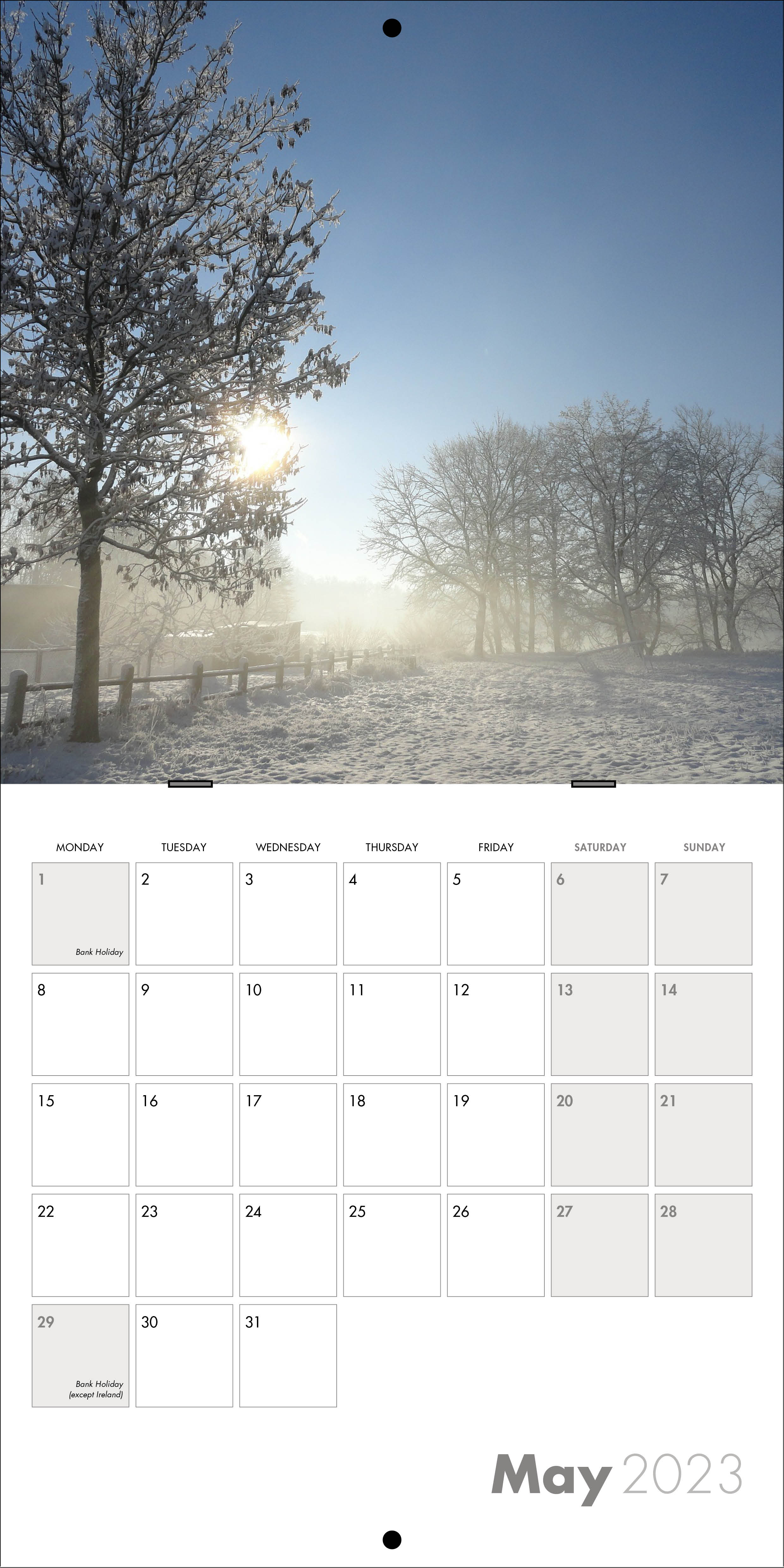 Picture of Square Booklet Calendar QB02 Grey