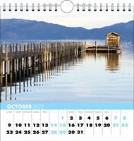Picture of Spiral Calendar Q05 Sky Blue