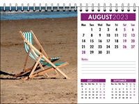 Picture of Desk Calendar D09 Purple
