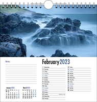 Picture of Spiral Calendar Q04 Blue