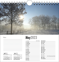 Picture of Spiral Calendar Q04 Grey