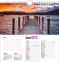 Picture of Spiral Calendar Q04 Hot Pink