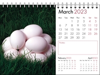 Picture of Desk Calendar D03 Burgundy